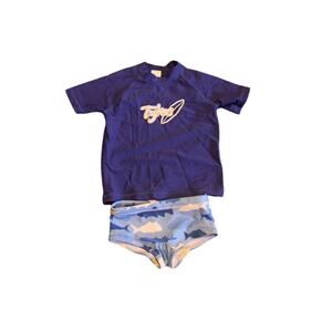 Tykes Blue With Sharks Swimsuit